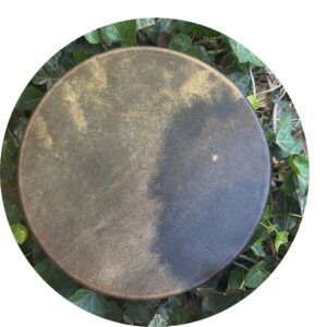 12" Fire Horse Sacred Drum with Selenite