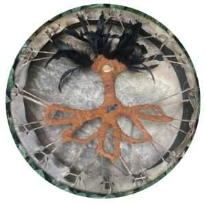 20” Buffalo Spine Tree of Life Drum